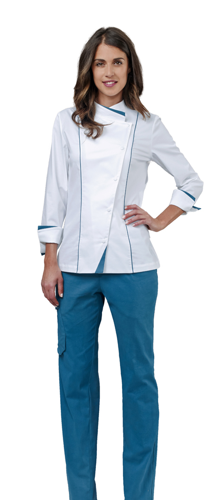 28GA0248 CLAIRE GIACCA CHEF bianco 0001 1