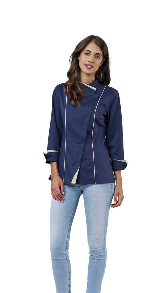 28GA0248 CLAIRE GIACCA CHEF blu 4077 1