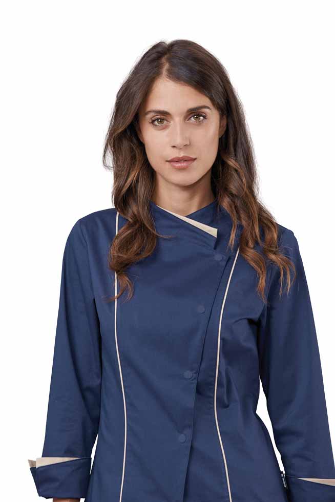 28GA0248 CLAIRE GIACCA CHEF blu 4077 2